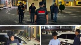 Polres Pematangsiantar menindak enam sepeda motor berknalpot brong saat patroli malam guna mengantisipasi balap liar, premanisme, dan gangguan kamtibmas.