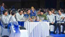 Gubernur Sumut Bobby Nasution menghadiri Welcome Dinner Peringatan HUT ke 26 Asosiasi Pemerintah Kabupaten Seluruh Indonesia (APKASI) sekaligus Peringatan HUT ke 80 Kabupaten Deliserdang yang diselenggarakan di Graha Bhineka Perkasa Jaya, Lubukpakam, Kabupaten Deliserdang, Rabu malam (1/7/2026). 
