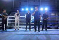 Bupati Asahan menghadiri Asahan Fight Series 3 dalam rangka HUT Bhayangkara ke-80.