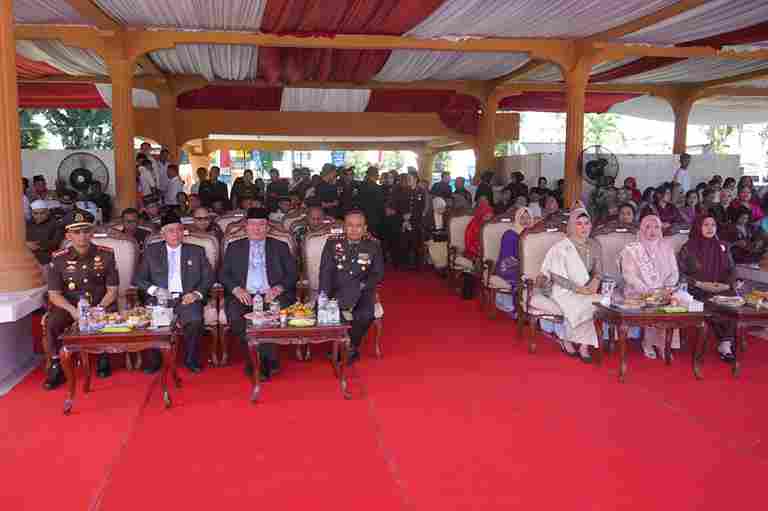 upacara HUT Bhayangkara ke-80 di Kisaran.