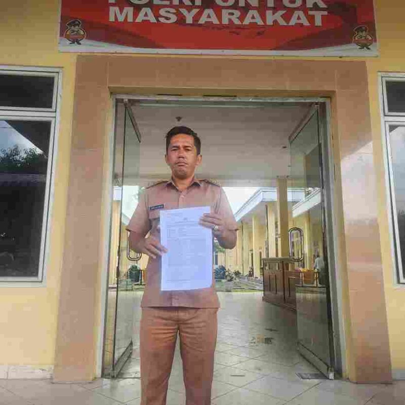 Pangulu Nagori Pokan Baru, Jefri Gultom.