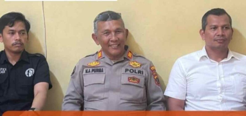 AKP. Verry Purba, Kasi Humas Polres Simalungun (tengah)
