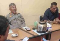  AKP Verry J. Purba, saat diwawancarai Wartawan. 