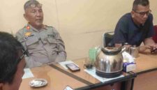  AKP Verry J. Purba, saat diwawancarai Wartawan. 
