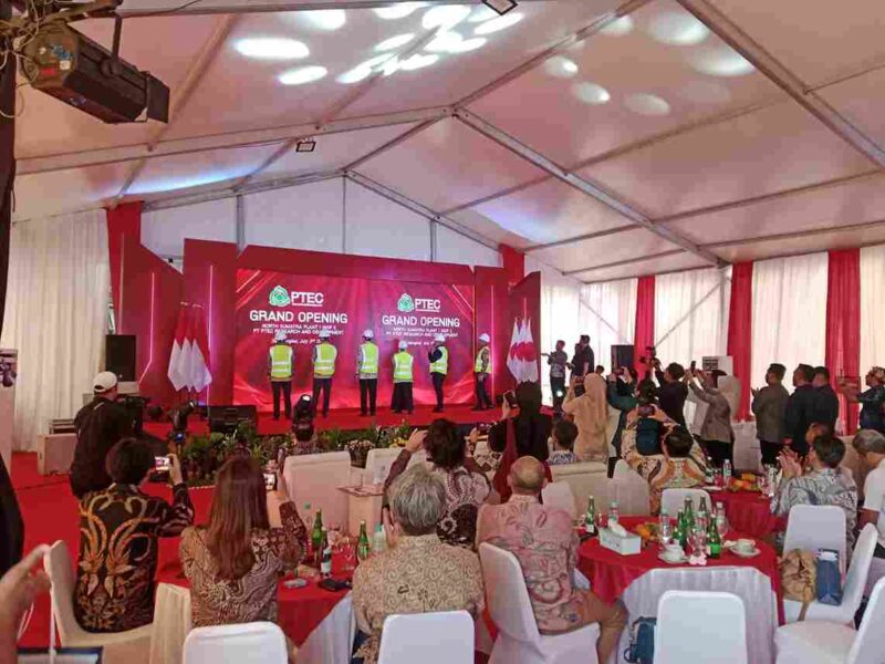 Pabrik Biopelet PT PTEC resmi beroperasi di KEK Sei Mangkei, Simalungun.