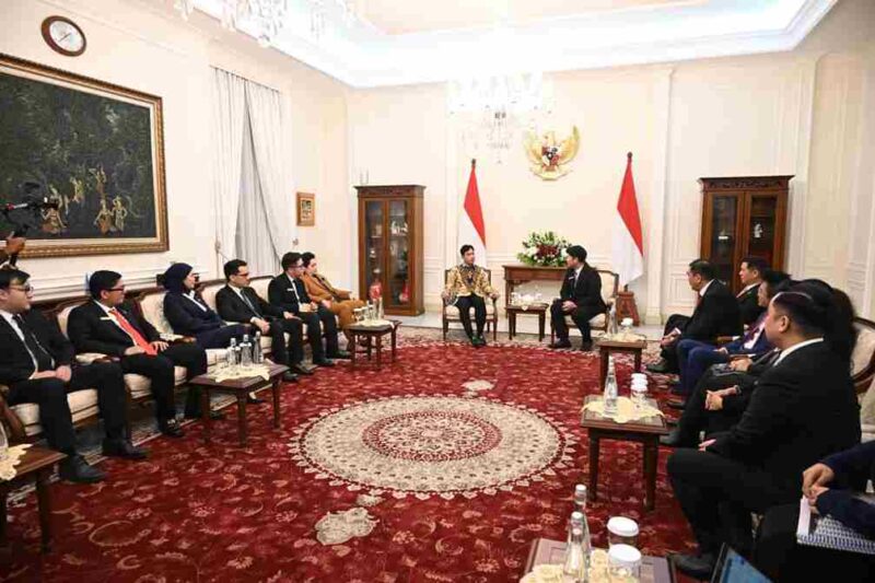 Wapres Gibran Rakabuming menerima JCI Indonesia.