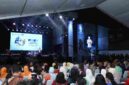 Bupati Asahan menghadiri pembukaan PRSU ke-50 Tahun 2026 di Medan.