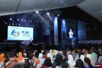 Bupati Asahan menghadiri pembukaan PRSU ke-50 Tahun 2026 di Medan.