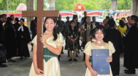 Wali Kota Pematangsiantar Wesly Silalahi membuka Pesparawi Sekolah Minggu GKPS 2026