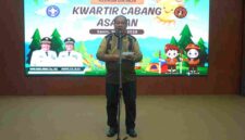 Bupati Asahan melepas 115 Kontingen Kwarcab Gerakan Pramuka Asahan