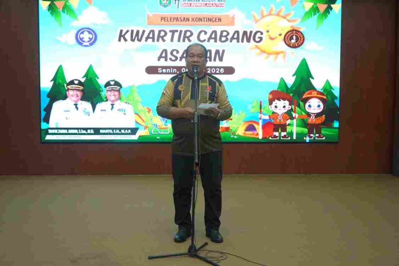 Bupati Asahan melepas 115 Kontingen Kwarcab Gerakan Pramuka Asahan