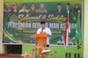 Wakil Bupati Asahan meresmikan Gedung Persiapan MAN 3 Asahan di Aek Ledong