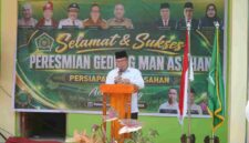 Wakil Bupati Asahan meresmikan Gedung Persiapan MAN 3 Asahan di Aek Ledong
