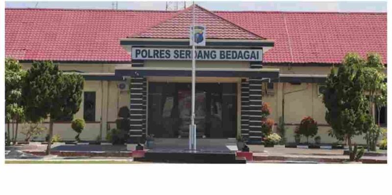 Kantor Polres Serdang Bedagai.