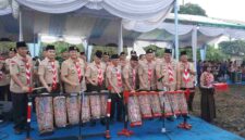Wabup Asahan menghadiri pembukaan Jambore Daerah XI Gerakan Pramuka Sumatera Utara di Sibolangit yang diikuti 5.575