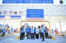 Wapres Gibran meninjau pembangunan Tol Prosiwangi yang telah mencapai 100 persen.