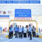 Wapres Gibran meninjau pembangunan Tol Prosiwangi yang telah mencapai 100 persen.