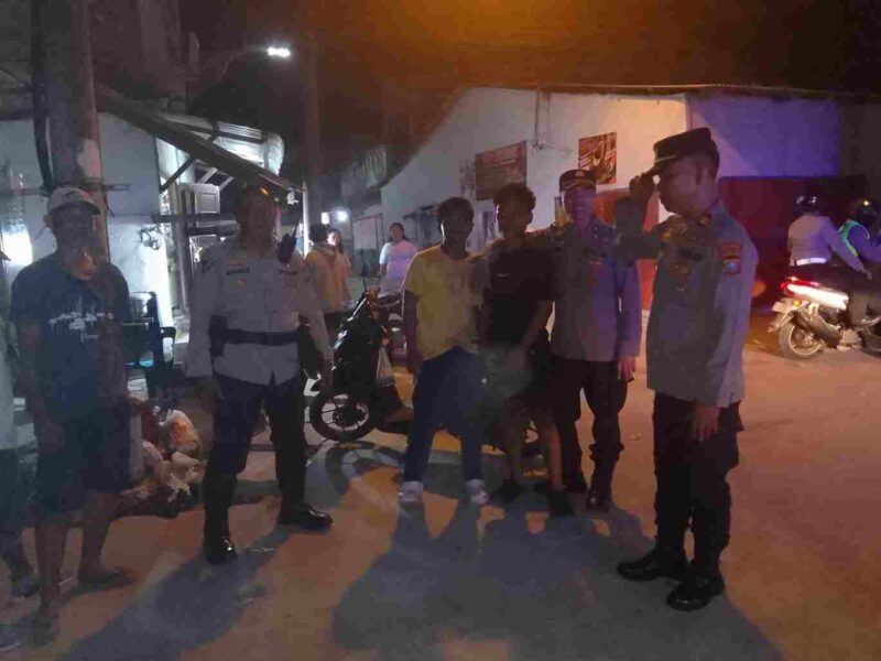 Polres Pelabuhan Belawan meningkatkan patroli malam.
