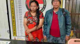 seorang IRT yang diduga mengedarkan sabu di Simalungun.
