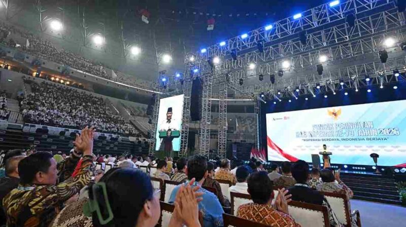 Presiden Prabowo menegaskan koperasi sebagai pilar ekonomi kerakyatan saat Hari Koperasi ke-79. Sebanyak 83 ribu Koperasi Merah Putih.
