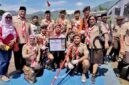 Kontingen Gerakan Pramuka Kabupaten Simalungun meraih predikat Terbaik III pada Jamdasu XI 2026. Bupati Anton Achmad Saragih.