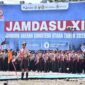 Wabup Samosir Ariston Tua Sidauruk menghadiri penutupan Jamdasu XI di Sibolangit.