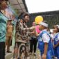 Bunda PAUD Pematangsiantar menghadiri pembukaan MPLS di UPTD TK Pembina Negeri 2