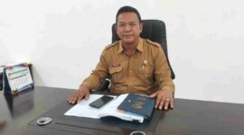 Kepala Dinas Pertanian Kabupaten Simalungun Jenri Saragih saat memberikan keterangan di Pematang Raya, Sumatera Utara, pada Selasa (14/7/2026).