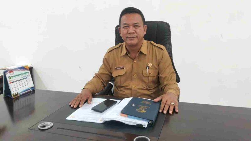 Kepala Dinas Pertanian Kabupaten Simalungun Jenri Saragih saat memberikan keterangan di Pematang Raya, Sumatera Utara, pada Selasa (14/7/2026).