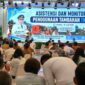 Wali Kota Pematangsiantar menghadiri Rakor TKD 2026 di Medan.