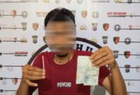 Tim URC Sat Reskrim Polres Pelabuhan Belawan mengamankan tiga terduga pelaku pungli.