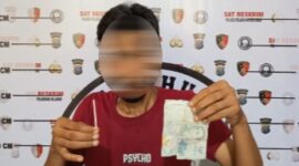 Tim URC Sat Reskrim Polres Pelabuhan Belawan mengamankan tiga terduga pelaku pungli.