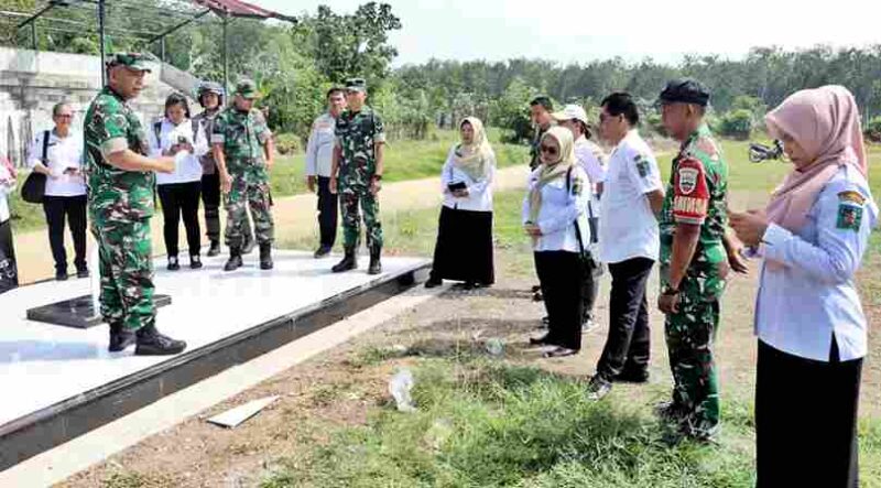 Peninjauan Lapangan Sepak Bola Serbelawan, Kecamatan Dolok Batu Nanggar, Rabu (15/7/2026).