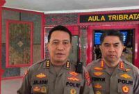 Kepala Biro Operasi (Karo Ops) Polda Sumut Kombes Pol. Dwi Tunggal Jaladri, didampingi Kepala Bidang Humas Polda Sumut Kombes Pol. Dr. Ferry Walintukan, S.H., S.I.K., M.H.,