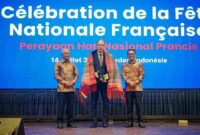 Wakil Wali Kota Medan Zakiyuddin Harahap menghadiri Perayaan Hari Nasional Prancis di Medan.