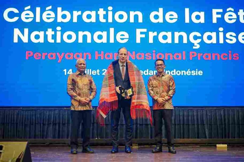 Wakil Wali Kota Medan Zakiyuddin Harahap menghadiri Perayaan Hari Nasional Prancis di Medan.