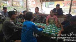 Polsek Dolok Batu Nanggar menyerap aspirasi warga melalui Jumat Curhat di Serbalawan