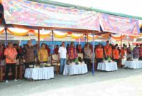 pelantikan Dewan Pimpinan Cabang (DPC) Pemuda Perintis 59 Kota Pematangsiantar dan Kabupaten Simalungun Periode 2026–2030 yang digelar di Lapangan Stasiun Kereta Api, Jalan WR Supratman, pada Sabtu (18/7/2026) siang.
