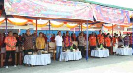 pelantikan Dewan Pimpinan Cabang (DPC) Pemuda Perintis 59 Kota Pematangsiantar dan Kabupaten Simalungun Periode 2026–2030 yang digelar di Lapangan Stasiun Kereta Api, Jalan WR Supratman, pada Sabtu (18/7/2026) siang.