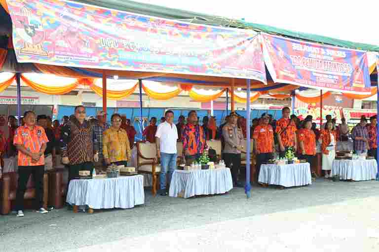 pelantikan Dewan Pimpinan Cabang (DPC) Pemuda Perintis 59 Kota Pematangsiantar dan Kabupaten Simalungun Periode 2026–2030 yang digelar di Lapangan Stasiun Kereta Api, Jalan WR Supratman, pada Sabtu (18/7/2026) siang.