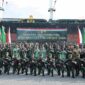 Bupati Asahan menghadiri penyambutan Satgas Pamtas RI-PNG Yonif 126/KC.