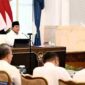 Presiden Prabowo Subianto menyampaikan taklimat pada Sidang Kabinet Paripurna (SKP) yang digelar di Istana Negara, Jakarta pada Senin, 20 Juli 2026.