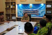 Wali Kota Pematangsiantar Wesly Silalahi menerima silaturahmi DMI.