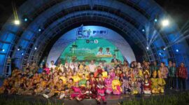 Kabupaten Asahan menampilkan seni, budaya, dan produk UMKM unggulan pada PRSU ke-50 di Medan.