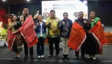 Bupati Samosir menghadiri pisah sambut Dandim 0210/Tapanuli Utara.
