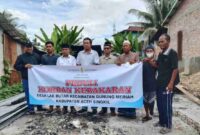 PT Socfindo Kebun Lae Butar menyalurkan bantuan CSR kepada empat keluarga korban kebakaran di Aceh Singkil.