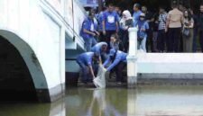 Bupati dan Wakil Bupati Asahan menghadiri Gerakan Indonesia ASRI Langit Biru HUT ke-25 Partai Demokrat.