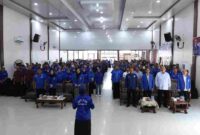 Bupati Asahan Taufik Zainal Abidin menghadiri Rakerda DPD PAN Asahan dan pelantikan relawan.