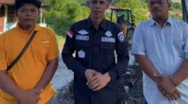 PT Socfindo Kebun Lae Butar memperbaiki akses Jalan Gang Bencong Gunung Meriah Aceh Singkil.