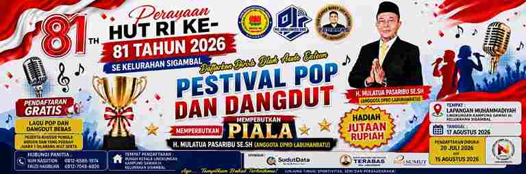 Ilustrasi Spanduk kegiatan.